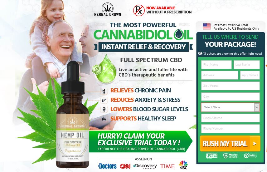 Herbal Grown CBD Oil 2